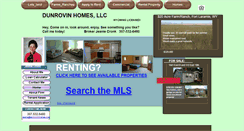 Desktop Screenshot of dunrovinhomes.com